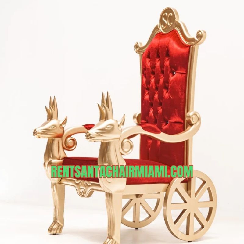 Hire a Santa chair in Miami Beach for family gatherings and festive events
